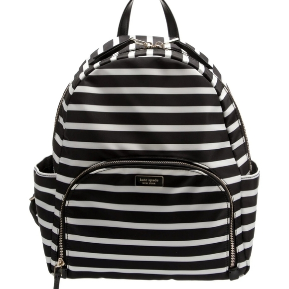 kate spade Handbags - Kate Spade Black & White Backpack large